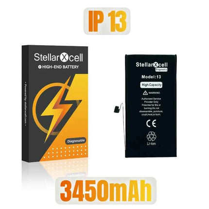 StellarXcell Diagnostic Battery show genuine part no pop up message for iphone 12mini 13Pro 14Plus 15Promax battery replacement