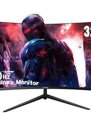 Gawfolk 32 Zoll Curved Gaming Monitor 240Hz, PC Bildschirm Full HD 1080P, Rahmenloses 1800R Computerbildschirm Mit FreeSync Und