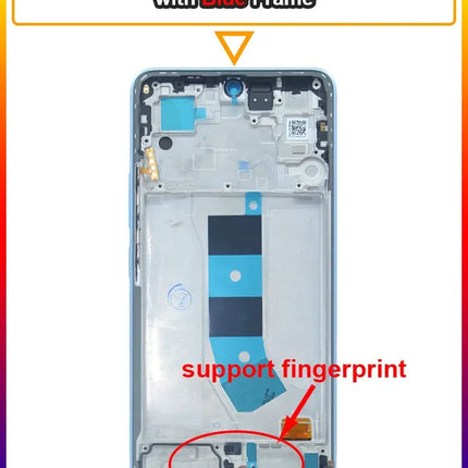 Testato AMOLED LCD per Xiaomi Redmi Note 13 4G 23129RAA4G Display LCD Touch Screen di ricambio con cornice per Redmi Note 13 4G