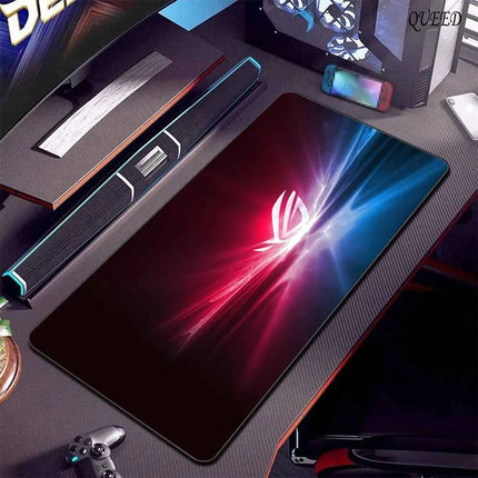 Asus Rog Mause Pad Anime Mouse Mats Gaming Computer Desk Mat Mouse Carpet Pc Accessories Gamer Mouse Pad Speed Rubber Mat