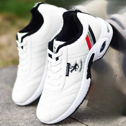 Scarpe da ginnastica in pelle da uomo Scarpe versatili casual Calzature da corsa antiscivolo per esterni Scarpe da tavolo da uomo di moda Zapatos Homme