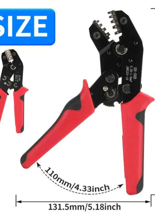 Set di strumenti per crimpare Pinze pressate Strumenti per elettricisti Terminali elettrici Morsetto Elettronica Premendo il connettore Mascelle a mano 58B