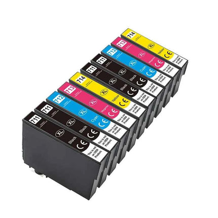 T0711 T0714 XL Ink Cartridge Compatible For Epson Stylus SX110 SX215 SX218 SX400 SX405 SX410 SX415 SX510W SX515W DX7400 Printer