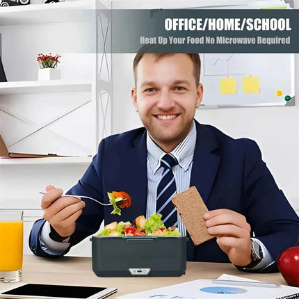2.5L 90W Electric Heating Lunch Box 12/24/220V Stainless Steel Liner Portable Food Heater Bento Box Food Container for Car Home