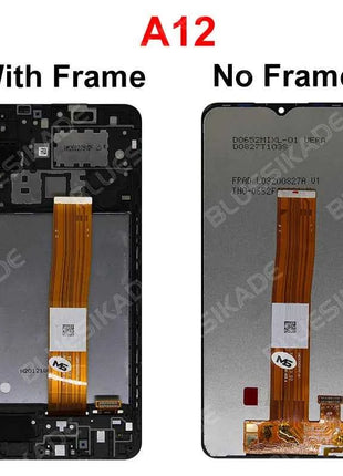 Display OLED da 6,5 pollici per Samsung Galaxy A12 Nacho LCD A127, Schermo Touch A12 LCD A125, Ricambi Display A02 A022