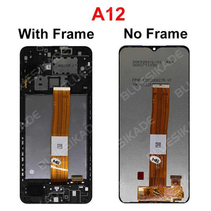 Display OLED da 6,5 pollici per Samsung Galaxy A12 Nacho LCD A127, Schermo Touch A12 LCD A125, Ricambi Display A02 A022