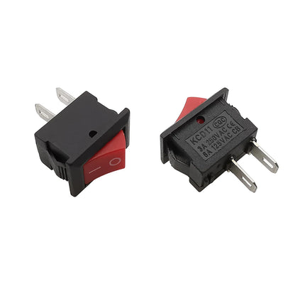 10 pz 10x15mm KCD11 2pin interruttore a pulsante SPST 3A 250V AC Snap-in barca interruttore a bilanciere ON/OFF 10*15MM nero rosso bianco