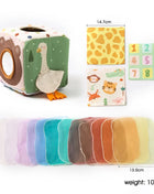Giocattoli Montessori per bambini Scatola di fazzoletti magici Esercizio con le dita Tavola occupata Attività di apprendimento educativo Giocattoli sensoriali per bambini Gioco per bambini