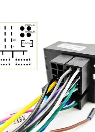 Adattatore per cablaggio quadlock a 40 pin, decodificatore bus CAN, cavo Android per auto con connettore a 16 pin per Mercedes Benz Classe E W211 W212