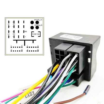Adattatore per cablaggio quadlock a 40 pin, decodificatore bus CAN, cavo Android per auto con connettore a 16 pin per Mercedes Benz Classe E W211 W212