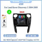 For Land Rover Discovery 3 2004-2009 intelligent multimedia video player radio GPS 4G WiFi Carplay+Auto Android13