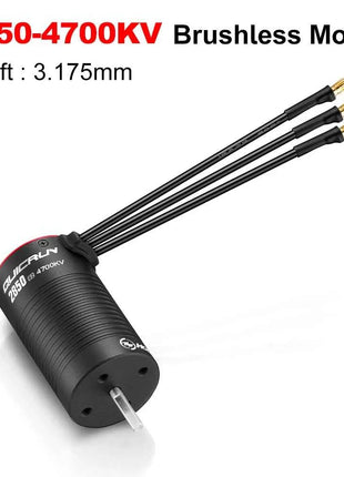 HOBBYWING Brushless Sensorless Combo QUICRUN 2840 2850 Motor 12BL45 G2 45A ESC  Shaft WaterProof For 1/12 1/14 1/16 RC Cars