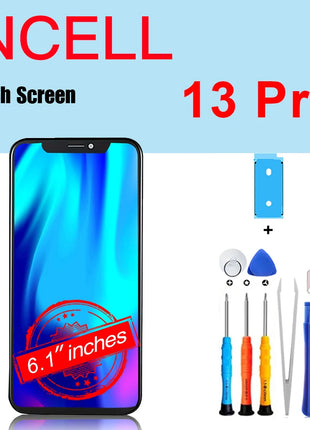 PINZHENG Schermo di alta qualità INCELL LCD OLED per iPhone 14 Pro 15 Plus 13 Pro Max Display per sostituzione iPhone con strumenti