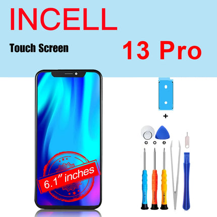 PINZHENG Schermo di alta qualità INCELL LCD OLED per iPhone 14 Pro 15 Plus 13 Pro Max Display per sostituzione iPhone con strumenti