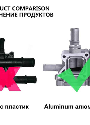 Coperchio alloggiamento termostato in alluminio per Chevrolet Chevy Cruze Aveo Orlando per Opel Astra Zafira Signum Moka 96984103 96817255