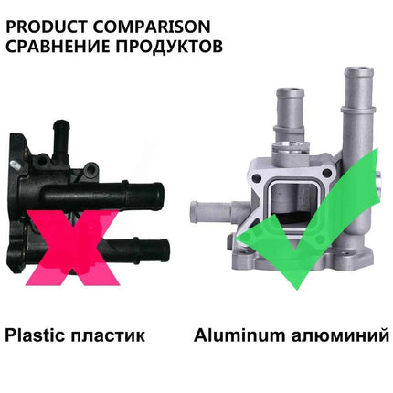 Coperchio alloggiamento termostato in alluminio per Chevrolet Chevy Cruze Aveo Orlando per Opel Astra Zafira Signum Moka 96984103 96817255