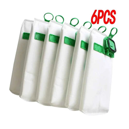 6 / 12Pcs Dust Flter Bag Replacement for Vorwerk VK140 VK150 Garbage Bags FP140 Vacuum Cleaner