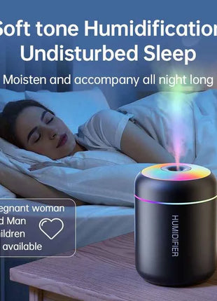 180ML Mini Air Humidifier USB Electric Aroma Diffuser Essential Oil Purifier Aromatherapy Mist Maker Lights For Car Home Bedroom