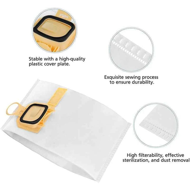10 PCS for Kobold VK140 / 150 Vacuum Cleaner Bags Compatible for Vorwerk Kobold VK140 VK150 Vacuum Cleaner Bags