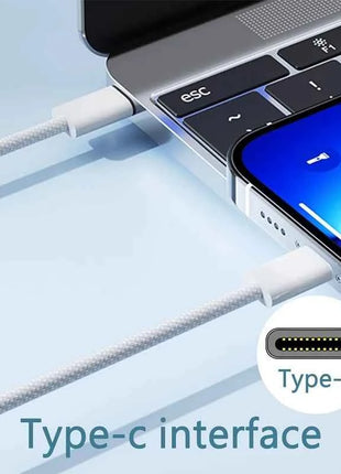 1 pz-5 pz 60 W PD USB-C a USB C Cavo di Ricarica Veloce Per Apple iPhone 17 Pro Max 16 15 Plus 14 13 12 11 X XS Tipo C Ricarica Rapida