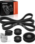 Frankberg 1x Set di cinghie scanalate per Mercedes-Benz Sprinter 3.5-T B906 Viano Vito W639 7884-23121 K166PK2260 VKMA38140