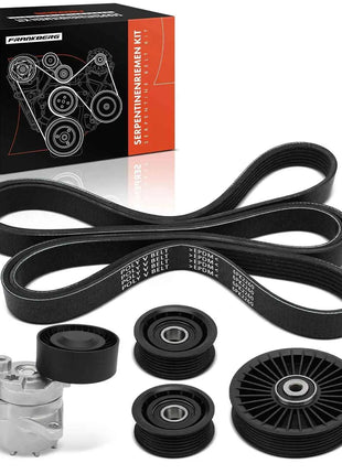 Frankberg 1x Set di cinghie scanalate per Mercedes-Benz Sprinter 3.5-T B906 Viano Vito W639 7884-23121 K166PK2260 VKMA38140