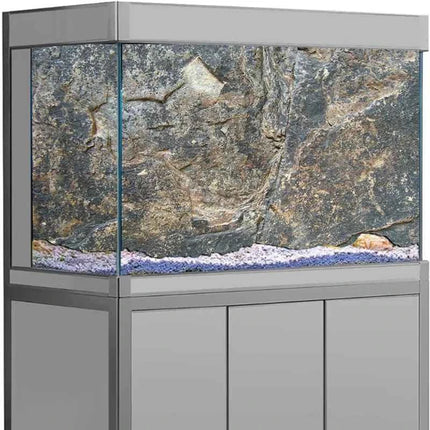 3D Aquarium Background Sticker,  Rock Texture Painting Wallpaper Fish Tank Backdrop Decorations PVC