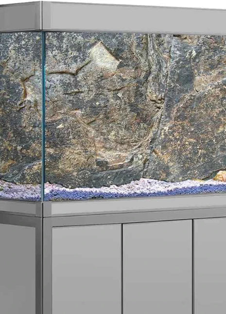 3D Aquarium Background Sticker,  Rock Texture Painting Wallpaper Fish Tank Backdrop Decorations PVC
