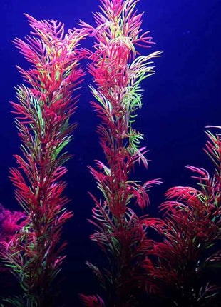 Artificial Aquarium Decor Plants Water Weeds Ornament Aquatic Fish Tank Simulation Grass Flower Decoration Accessories