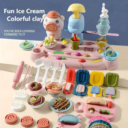 Set di impasti per gelato: colori vivaci e accessori, regalo di compleanno creativo per ragazze e ragazzi