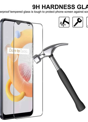 Screen Protector For OPPO Realme C11 2021 Tempered Glass High Aluminum 9H HD Clear Transparent Case Friendly