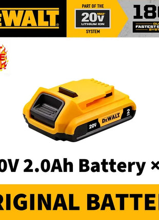 Batteria Originale Dewalt 20V MAX 5Ah 6Ah 18650 ‌ Batteria agli Ioni di Litio XR per Utensili Elettrici, 120W Alta Potenza, Ricaricabile, Batteria di Ricambio