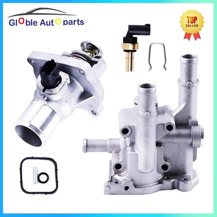 Coperchio alloggiamento termostato in alluminio per Chevrolet Chevy Cruze Aveo Orlando per Opel Astra Zafira Signum Moka 96984103 96817255
