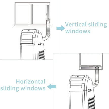 Climatizzatore mobile SHINCO con tubo di scarico, 12000BTU, 3,5 kw, raffreddamento, ventilazione e deumidificazione, condizionatore mobile