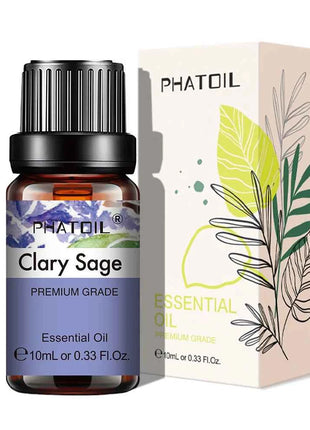 PHATOIL Natural Plant Essential Oil 10ml Eucalyptus Lavender Bergamot Vanilla Peppermint 1PCS Aroma Essential Oils For Diffuser