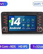 Junsun 7'' Wireless CarPlay Android Auto Car Radio Multimedia For Audi A3 8P S3 2003-2012 4G WiFi GPS Navigation Autoradio