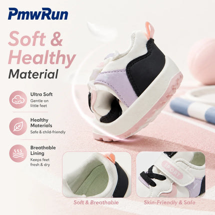 Scarpe sportive in pelle PU per bambini, patchwork, moda, sneakers per bambini, calzature da corsa impermeabili per ragazzi e ragazze