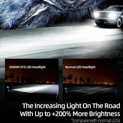 OSRAM LEDriving HL Premium New Gen H7 YXZ LED Car Head Light 90W 9000lm High Lumens 6000K White LED Auto Bulbs G5210CW, 2X
