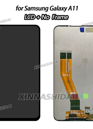 LCD testato di alta qualità per Samsung Galaxy A11 Display LCD Touch Screen Digitizer per Samsung con parti di ricambio per telaio