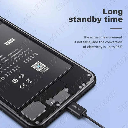 NOHON Replacement Battery for OnePlus 7T 8T 9RT 10T 12 11 9 8 7 6T 6 5T 5 7TPro Phone Batteries BLP801 BLP685 BLP745 BLP743