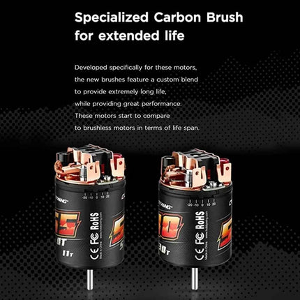 NEW HOBBYWING QuicRun 540 30T 40T 555 11T 13T Brushed Motors for 1/10 RC Model Car Crawler Buggy Retrofitting Accessories