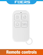 FUERS G30 DIY Tuya Smart WIFI GSM Alarm System Wireless Home Security Alarm System Control Siren Motion Detector Smoke Sensor
