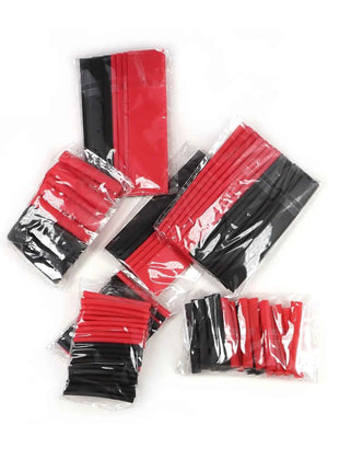 Kit tubi termorestringenti in sacchetto 127/164/328/530 pezzi 2:1 Filo termoretraibile Tubo termoretraibile Collegare la copertura Guaine di protezione del filo