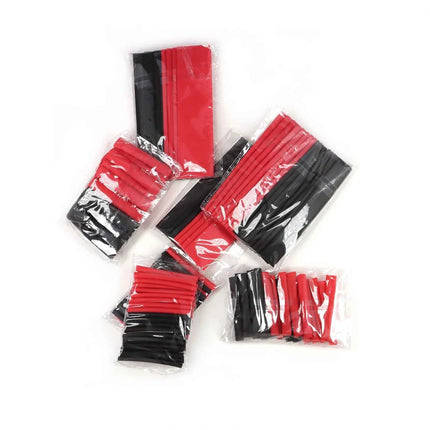 Kit tubi termorestringenti in sacchetto 127/164/328/530 pezzi 2:1 Filo termoretraibile Tubo termoretraibile Collegare la copertura Guaine di protezione del filo