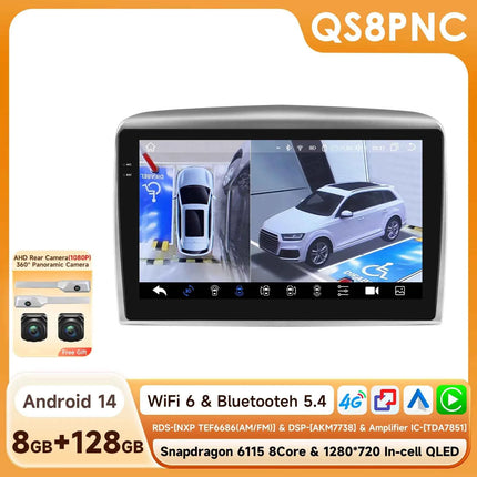 Hizpo 8Core 2Din AI Android 14 Car Radio For Lancia Ypsilon 2006-2011 Car Multimedia GPS 4G Carplay 360Camera By Snapdragon 6115