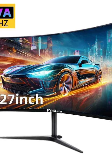 27 Inch Curved Monitor 75Hz 2ms Desktop PC Lcd FHD Computer Display Gaming IPS Panel Screen LED 1080P Desktop Display