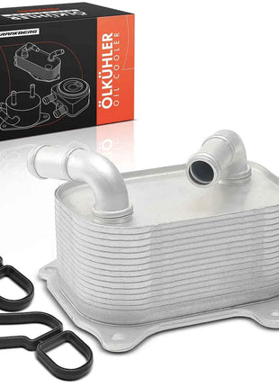 Frankberg 1x Radiatore dell'olio motore per VW Golf Passat Audi Q2 Seat Leon Skoda Octavia IV Superb 3 05L117021C