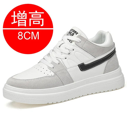 2025 Scarpe da ascensore da uomo scarpe da ginnastica rialzate da uomo 6 cm 8 cm scarpe traspiranti con altezza maggiorata per scarpe sportive da uomo
