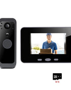 Yuezhe Tuya Smart Life Videocitofono WiFi Campanello PIR Telecamera 2MP Sistema citofonico di sicurezza per porta wireless impermeabile esterno Monitor da 5'