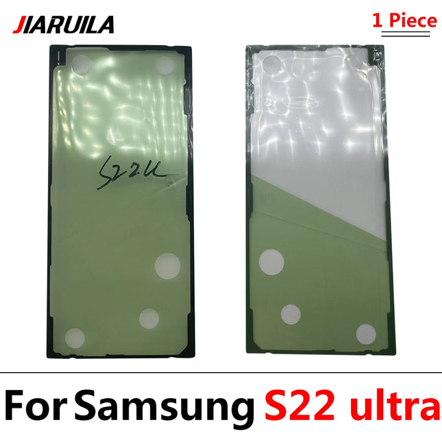 Adesivo adesivo Custodia posteriore Copribatteria Nastro impermeabile per Samsung S20 S21 FE S23 S22 Plus Ultra S23Ultra S21 Plus